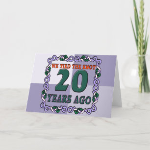 20e trouwdag kaart