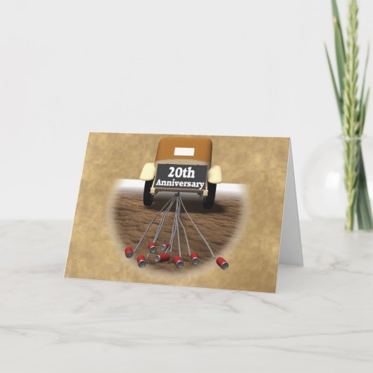 20e trouwdag kaart (Voorkant)