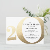 20e uitnodiging tot het indienen van zakelijke Jub (Staand voorkant)