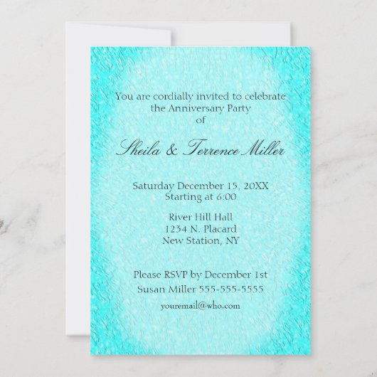 20e uitnodiging voor een Jubileum voor weddenschap (Achterkant)