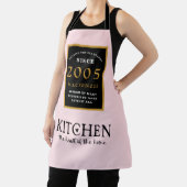 20e verjaardag 2005 Naam Roze Keuken Hart van Huis Schort (Insitu)