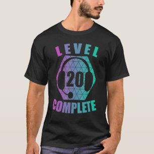 20e verjaardag 20 jaar Gamer Gaming Console Video T-shirt