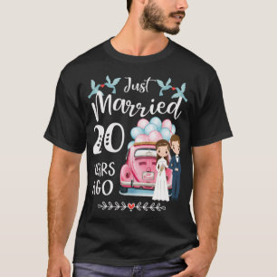 20e verjaardag - 20 jaar geleden net getrouwd t-shirt