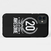 20e verjaardag (20 jaar Geweldige) Case-Mate iPhone Case (Achterkant (horizontaal))