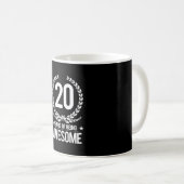 20e verjaardag (20 jaar Geweldige) Koffiemok (Voorkant rechts)