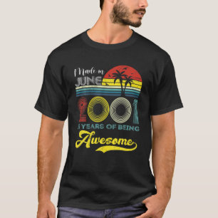 20e verjaardag  20 jaar in juni 2001 t-shirt