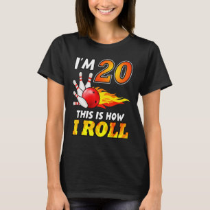 20e verjaardag Bowling Dit is hoe ik 20 jaar kan r T-shirt