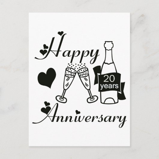 20e. Verjaardag Briefkaart (Voorkant)