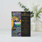 20e verjaardag briefkaart (Staand voorkant)