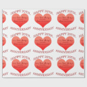 20e. Verjaardag Cadeaupapier (Vlak)