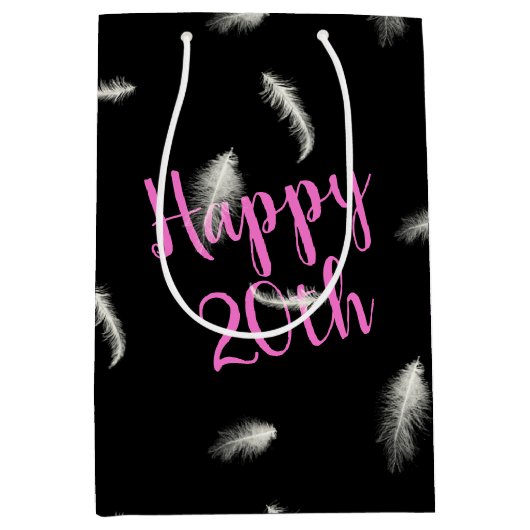 20e verjaardag Dochterdag Medium Cadeauzakje (Voorkant)