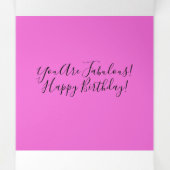 20e verjaardag drieluik wenskaart (Binnenkant midden)