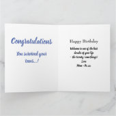 20e Verjaardag Fotocollage Son Groot Uniek Kaart (Binnen)