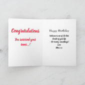 20e verjaardag Fotocollage Zuster Unieke Keepsake Kaart (Binnen)