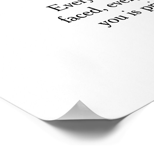 20e verjaardag Fotocollageposter Poster (Hoek)