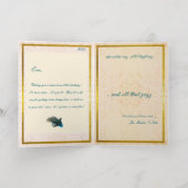 20e verjaardag gevouwen Folie Kaart (Binnenlaag)