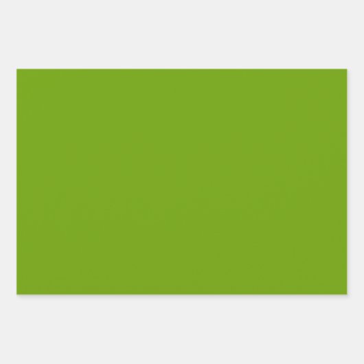 20e verjaardag Groen en Witte nummerpatroon 20 Inpakpapier Vel (Voorkant 3)