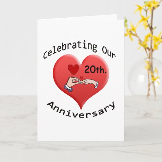 20e. Verjaardag Kaart (Gele Bloem)