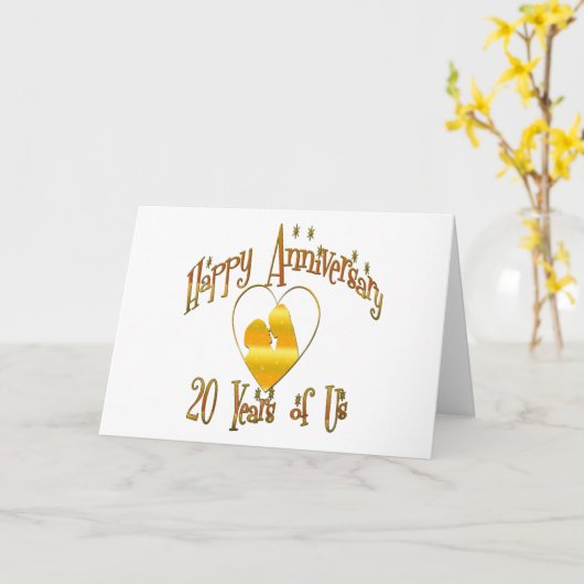 20e. Verjaardag Kaart (Gele Bloem)