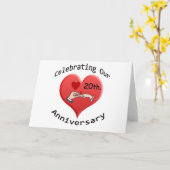 20e. Verjaardag Kaart (Gele Bloem)