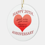 20e. Verjaardag Keramisch Ornament (Links)