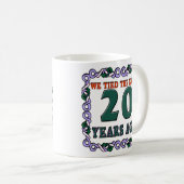 20e verjaardag koffiemok (Voorkant rechts)