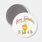 20e. Verjaardag Magneet (Voorkant / Achterkant)