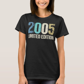 20e Verjaardag Man Vrouw 20 Jaar 2005 Decoratief F T-shirt