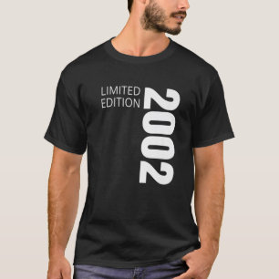20e verjaardag Mannen 20 jaar 2002 Funny Gift T-shirt