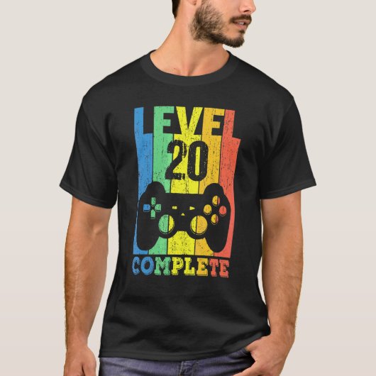 20e verjaardag Mannen dames 20 jaar 2002 3 T-shirt (Voorkant)