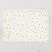 20e verjaardag met foto - goud wit kaart (Achterkant)