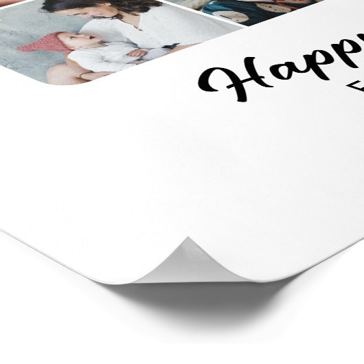 20e Verjaardag Nummer 10 Fotocollage Jubileum Poster (Hoek)