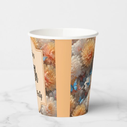 20e verjaardag papieren bekers (Links)