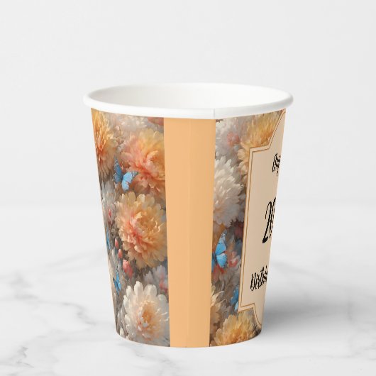 20e verjaardag papieren bekers (Rechts)