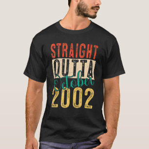 20e verjaardag Straight Outta Oktober 2002 20 Jaar T-shirt