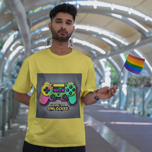 20e verjaardag T-shirt voor mannen