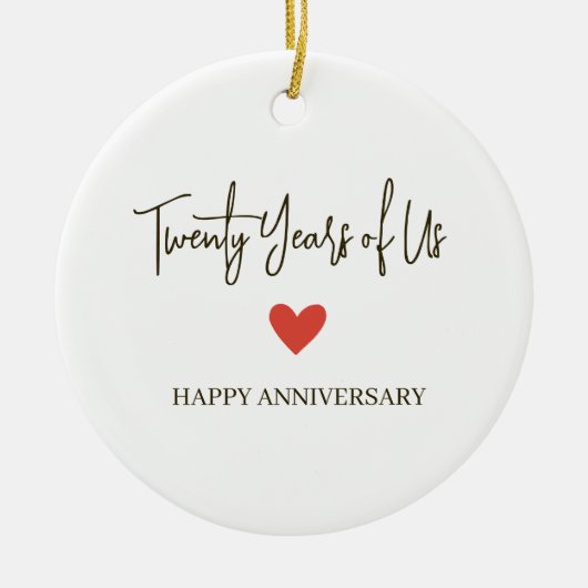 20e verjaardag – Twintig jaar van ons Keramisch Ornament (Voorkant)
