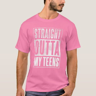 20e verjaardag twintigste verjaardag - recht buite t-shirt