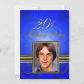 20e verjaardag Uitnodiging (Voorkant)