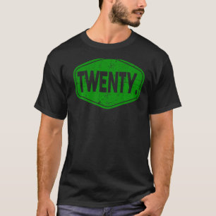 20e verjaardag van de 20-jarige jongen of meisje t-shirt