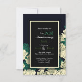 20e verjaardag van de groene roos fotokaart kaart (Voorkant)