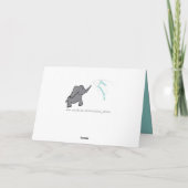 20e verjaardag van het china - huwelijk schattige kaart (Achterkant)