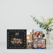 20e verjaardag voor iemand Fabulous Custom Photo (Staand voorkant)