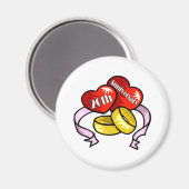 20e verjaardag w magneet (Voorkant / Achterkant)