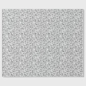 20e verjaardag zwart/wit Random Number Patroon 20 Cadeaupapier (Vlak)