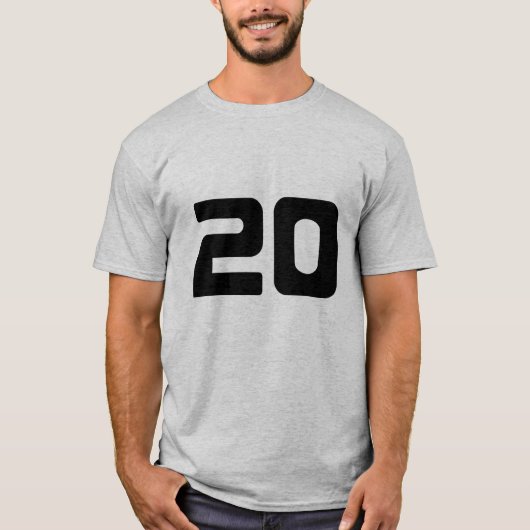 20e verjaardagsfeestje T-shirt (Voorkant)
