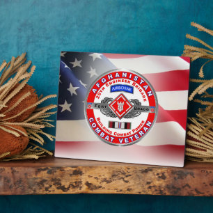 20e werktuigkundige brigade Afghanistan Veteraan Fotoplaat