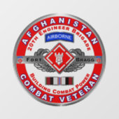 20e werktuigkundige brigade Afghanistan Veteraan Raamsticker (Vel)