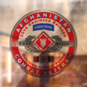 20e werktuigkundige brigade Afghanistan Veteraan Raamsticker (Vel 2)