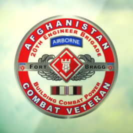20e werktuigkundige brigade Afghanistan Veteraan Raamsticker